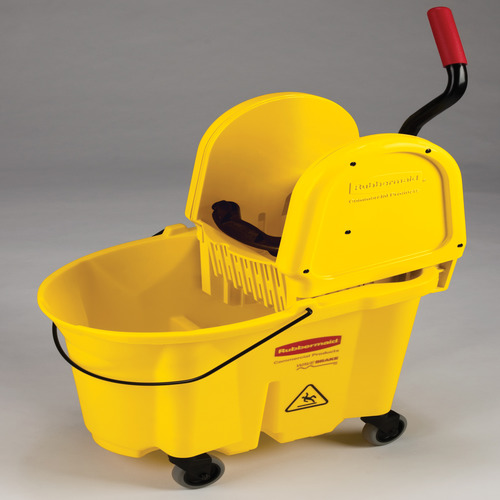 Rubbermaid Commercial WaveBrake Combo Mop Bucket  RCP757788YL