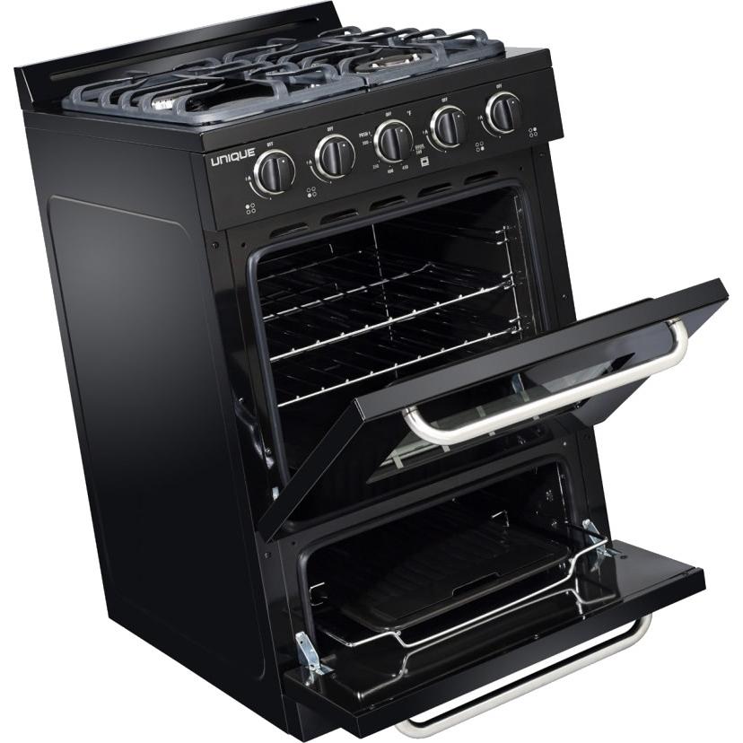 Unique Appliances 24-inch Freestanding Gas Range UGP-24G OF1 B