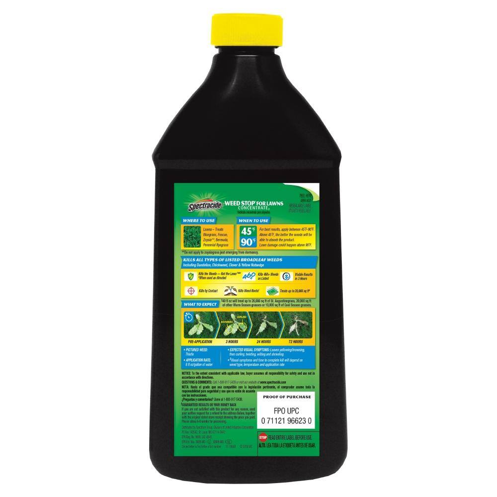 Spectracide 40 oz. Weed Stop for Lawns Concentrate Lawn Weed Killer HG-96623