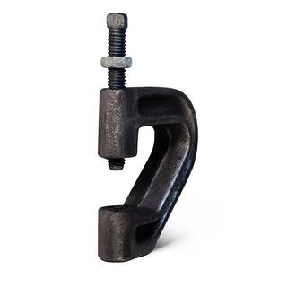 The Plumber's Choice Purlin Beam Clamp for 38 in. Threaded Rod in Uncoated Iron 38CLPUPL