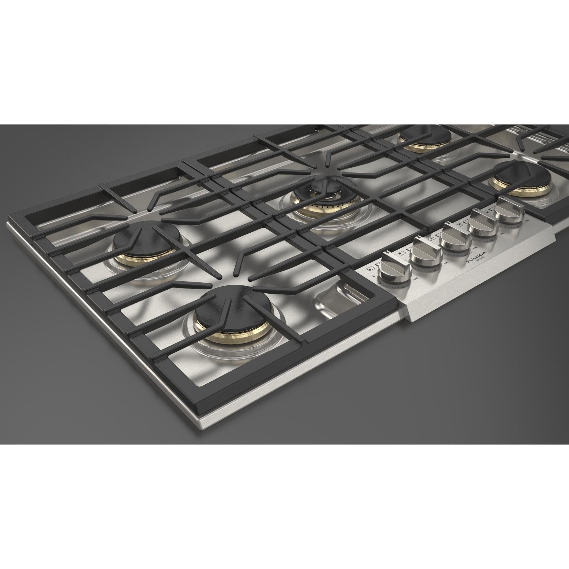 Fulgor Milano 36-inch Built-In Gas Cooktop F6PGK365S1