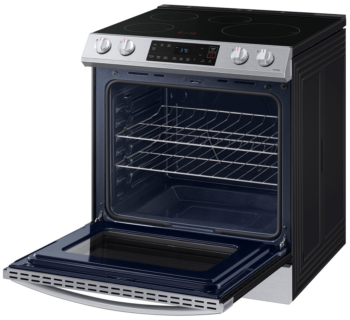  6.3 Cu. Ft. Fingerprint Resistant Stainless Steel Front Control Slide-In Induction Range