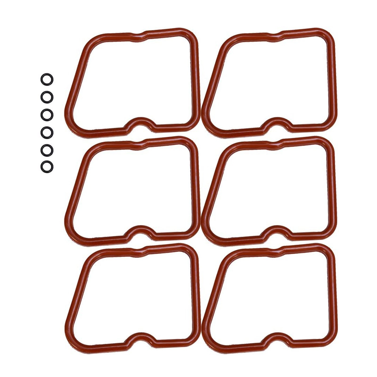 Fridayparts 6PCS Valve Cover Gaskets 3910824 3902666 for Dodge Cummins 12V 5.9L 6BT 5.9