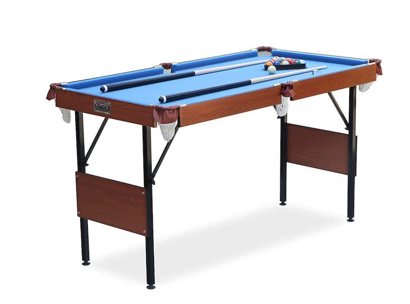 RACK Crucis 5.5-Foot Folding Billiard/Pool Table (Blue)