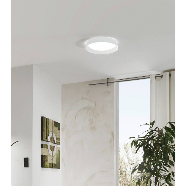 Led 1 light Palomaro Glass Pendant White Eglo