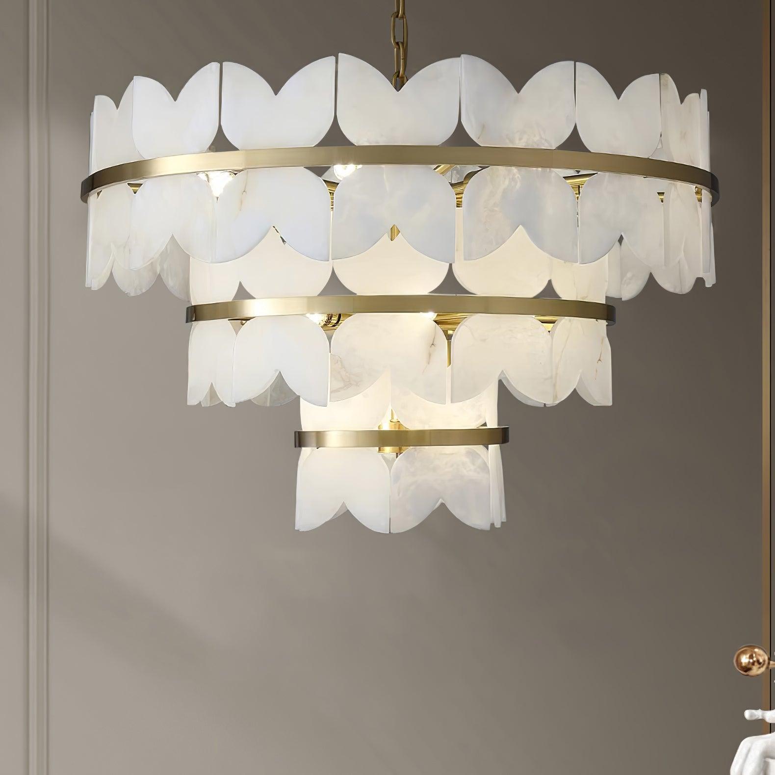 Alabaster Cloudscape Chandelier