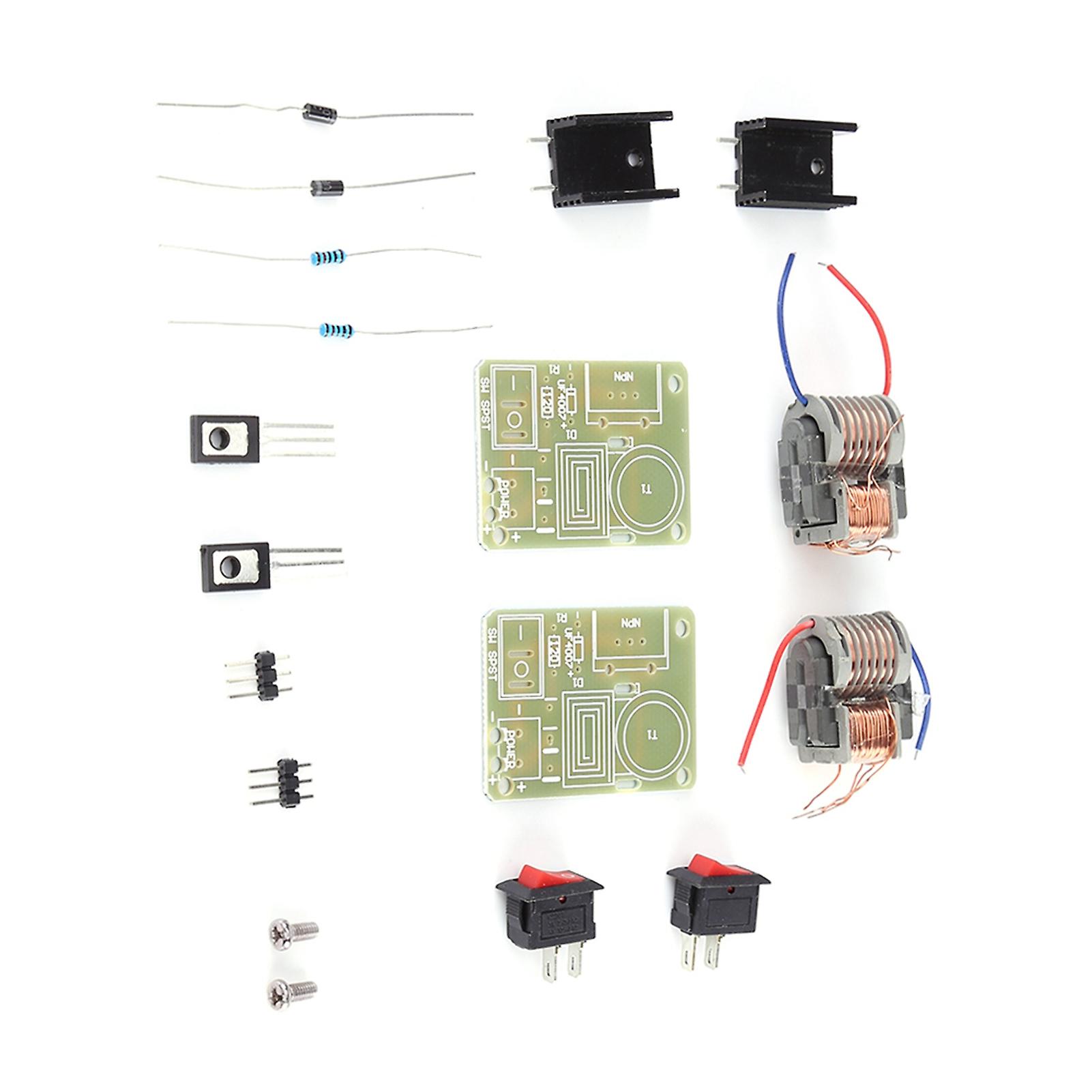 2 Sets 15kv High Voltage Generator Inverter Arc Igniter Coil Module Disassembled Parts