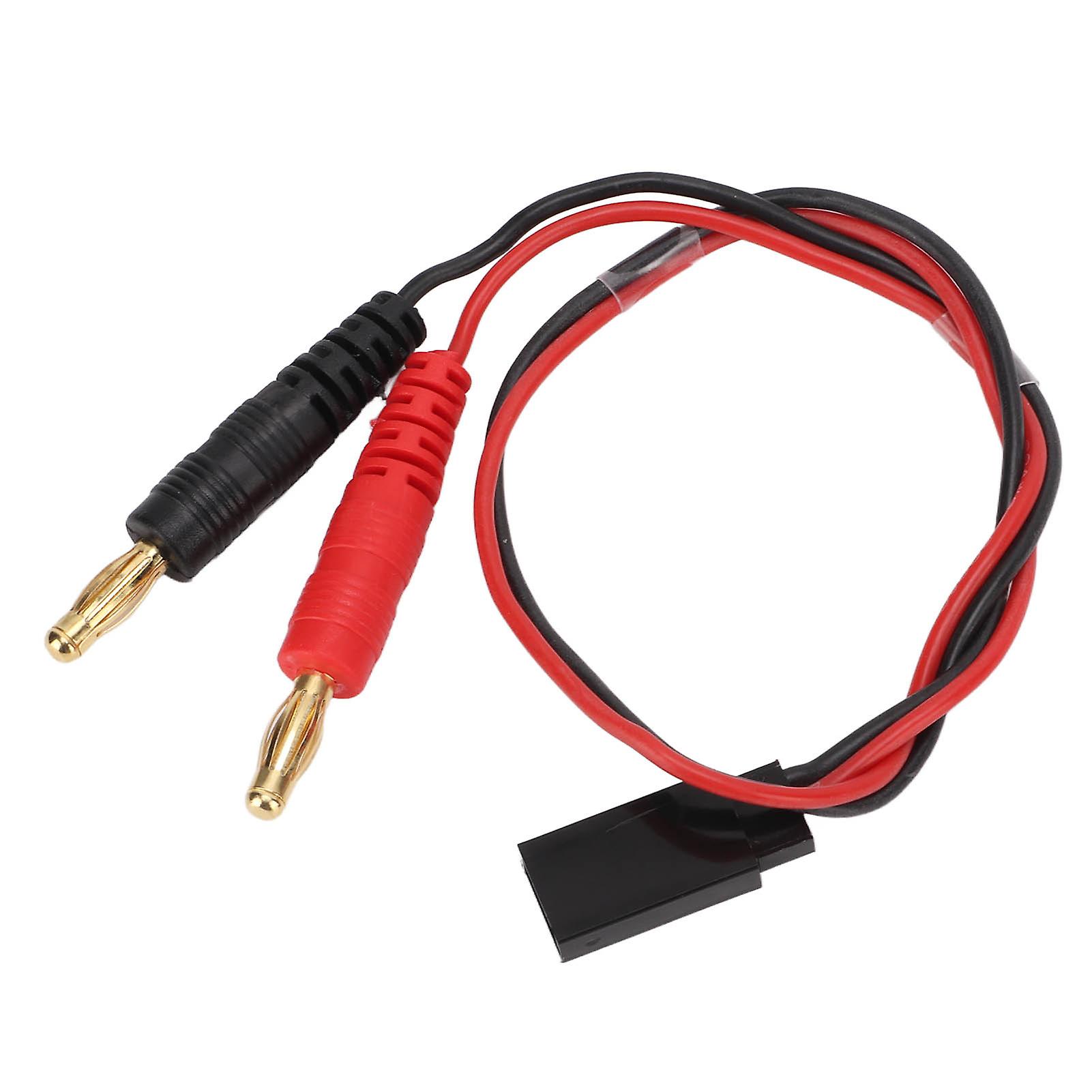 For Futaba Female To 4.0 Banana Male Adapter Cable For Lipo Battery Balance Charging 22awg (kst030)