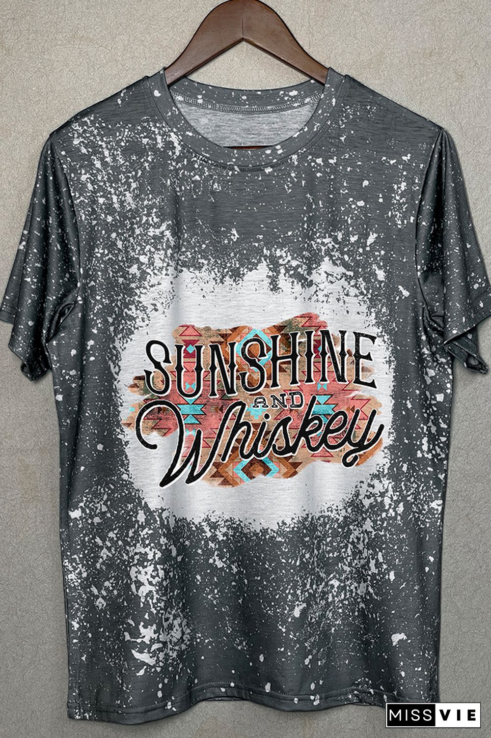 Sunshine & Whiskey Graphic Tee Wholesale