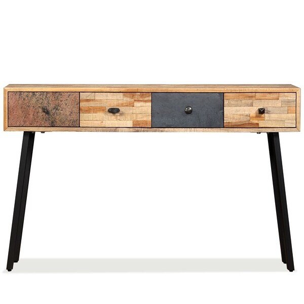 Console Table Solid Reclaimed Teak 47.2