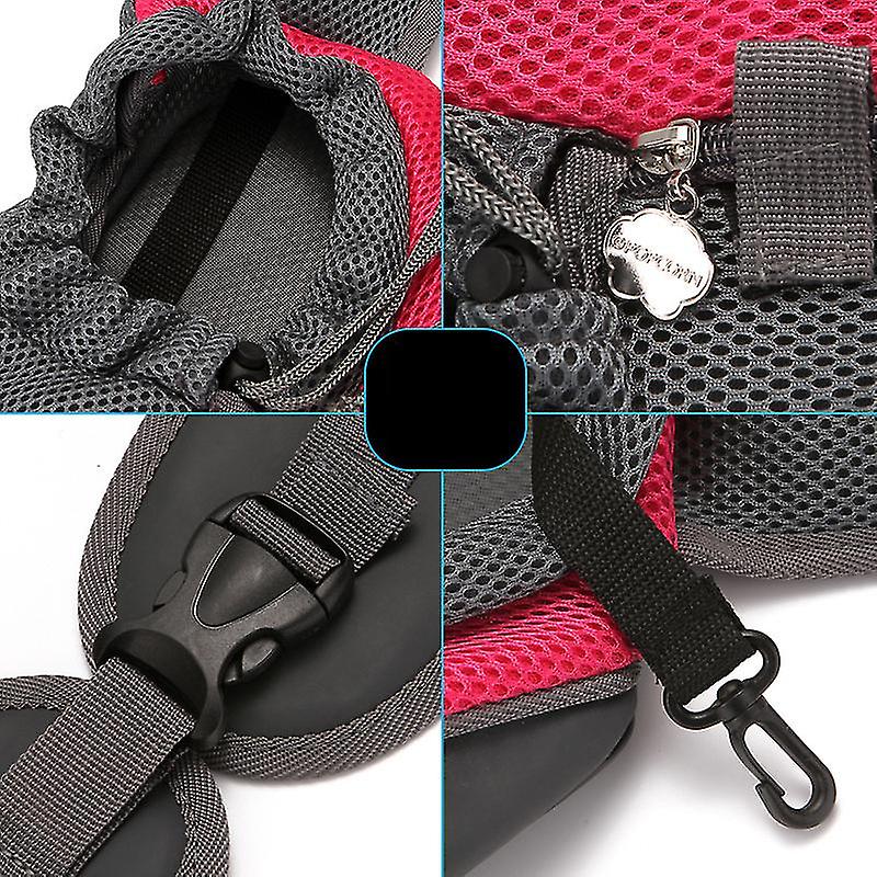 Pet Puppy Carrier S/l Outdoor Travel Dog Shoulder Bag Mesh Oxford Single Comfort Sling Handbag Tote Pouch