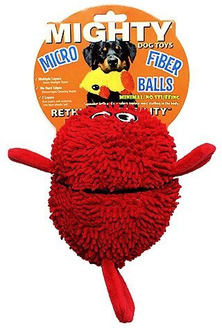 Mighty MicroFiber Balls Blowfish Plush Dog Toy