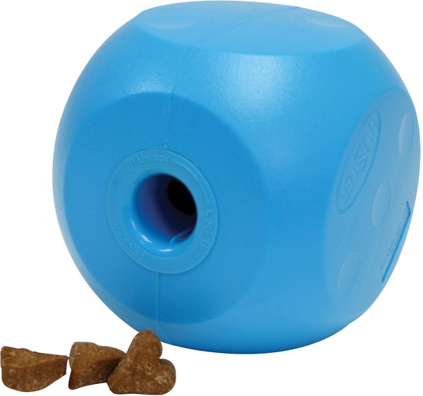 OurPets Buster Food Cube Dog Toy， Color Varies