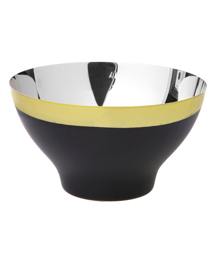 Classic Touch 6 Twon Tone Stainless Steel Bowl