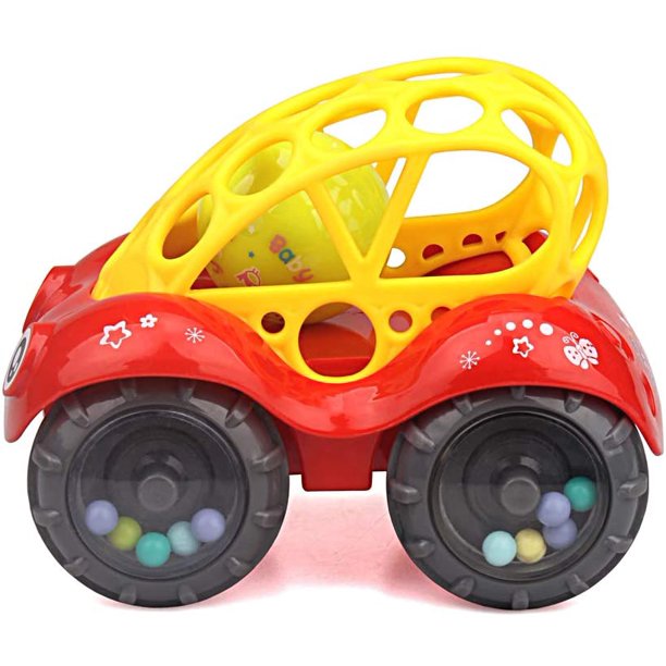 Rattles and Rolling Cars， Baby Toys for 5 Inch Boys from 3 to 24 Months and GILR Baby Toy Vehicles