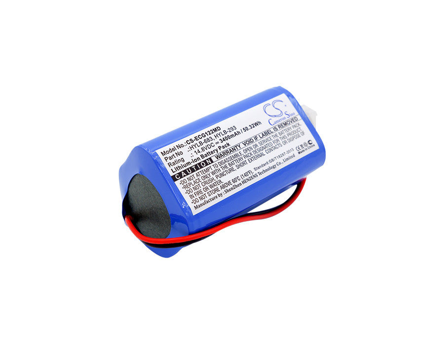 Biocare ECG1200 ECG1201 ECG1210 3400mAh Medical Replacement Battery BatteryClerkcom Medical