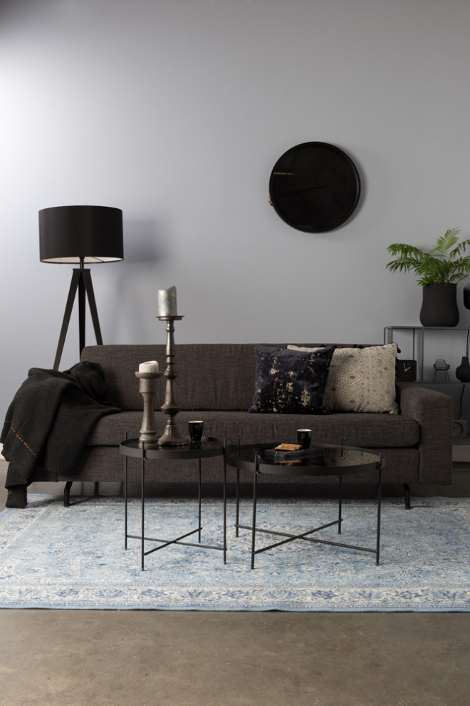 Dark Gray Upholstered 2.5 Seater Sofa  Zuiver Jean   Midcentury   Sofas   by Luxury Furnitures  Houzz