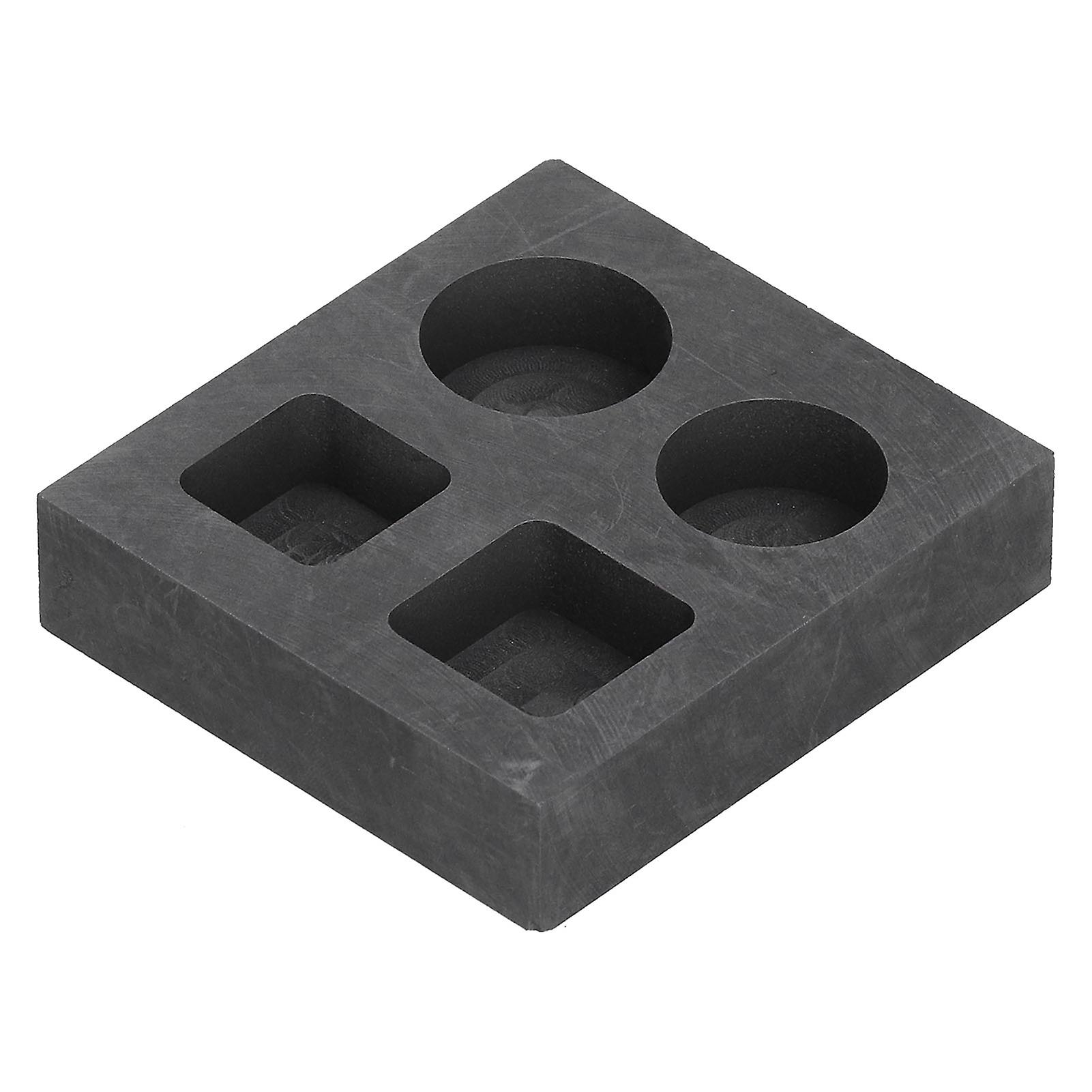 Graphite Mold Thermal Conductivity 2000 High Temperature Resistant 4 Holes Combination Ingot Molds For Metal Casting