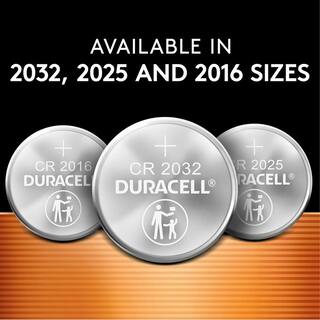 Duracell CR2016 3V Lithium Battery 2 Count Pack Bitter Coating Helps Discourage Swallowing 004133366385