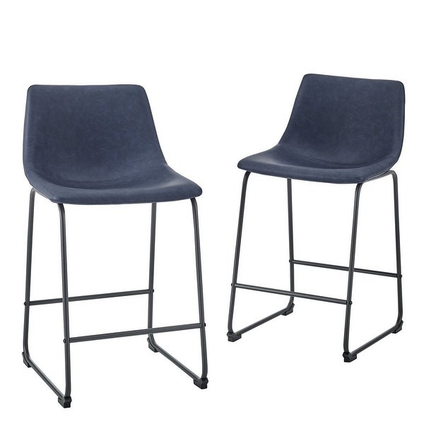 Designs Bar Stool， Black， Set of 2