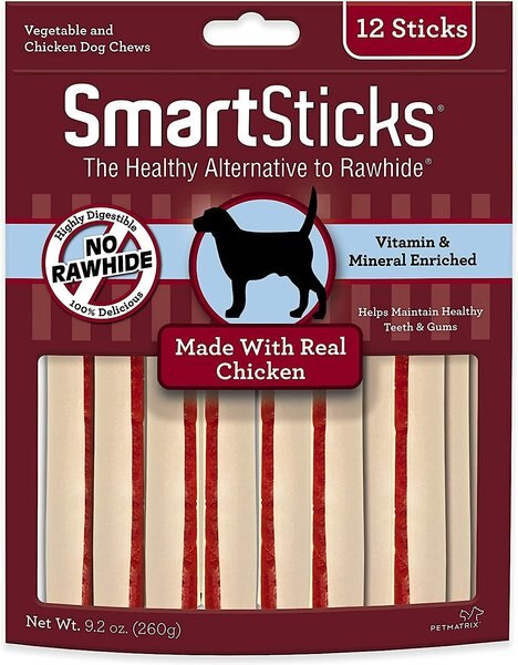 SmartBones SmartSticks Chicken Dog Treats