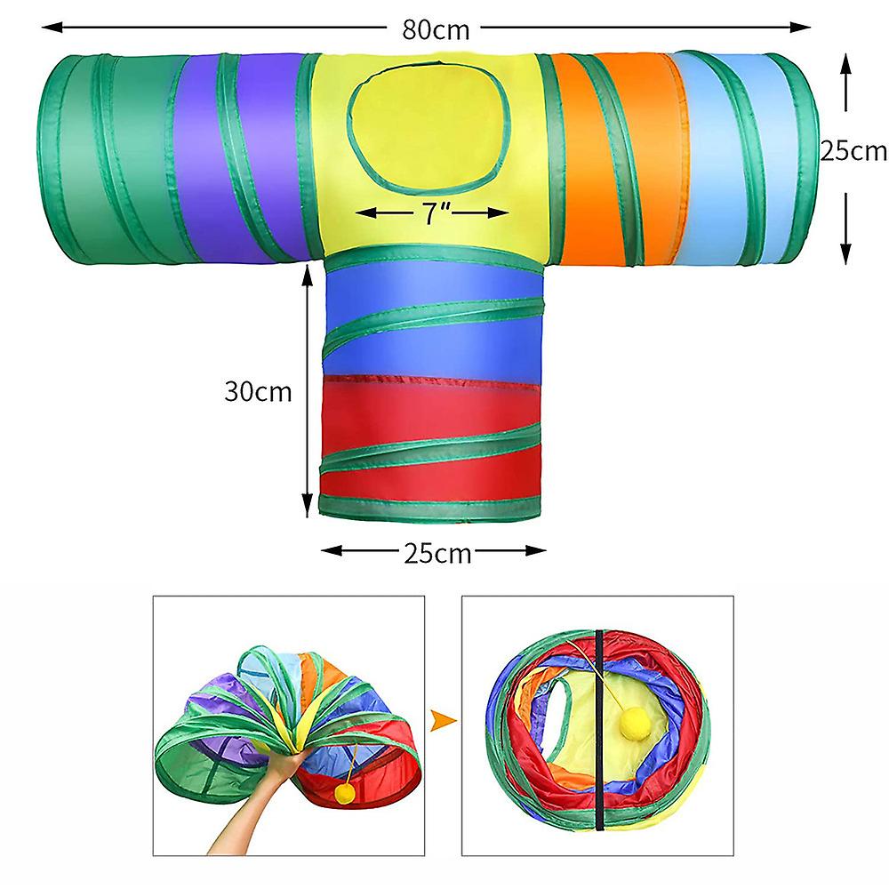 Cat Tunnel In 3 Ways Rainbow Design Pet Tunnels
