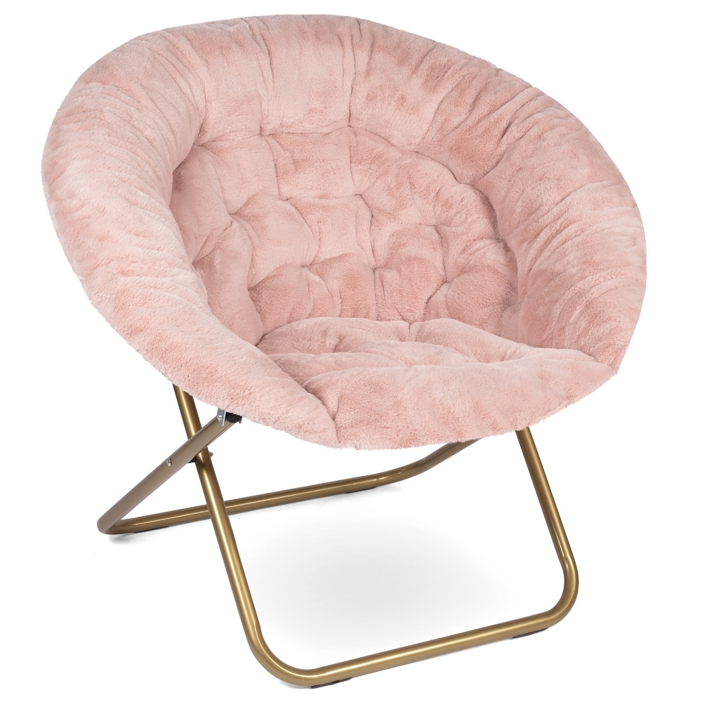 Milliard Cozy X large Faux Fur Saucer Chair