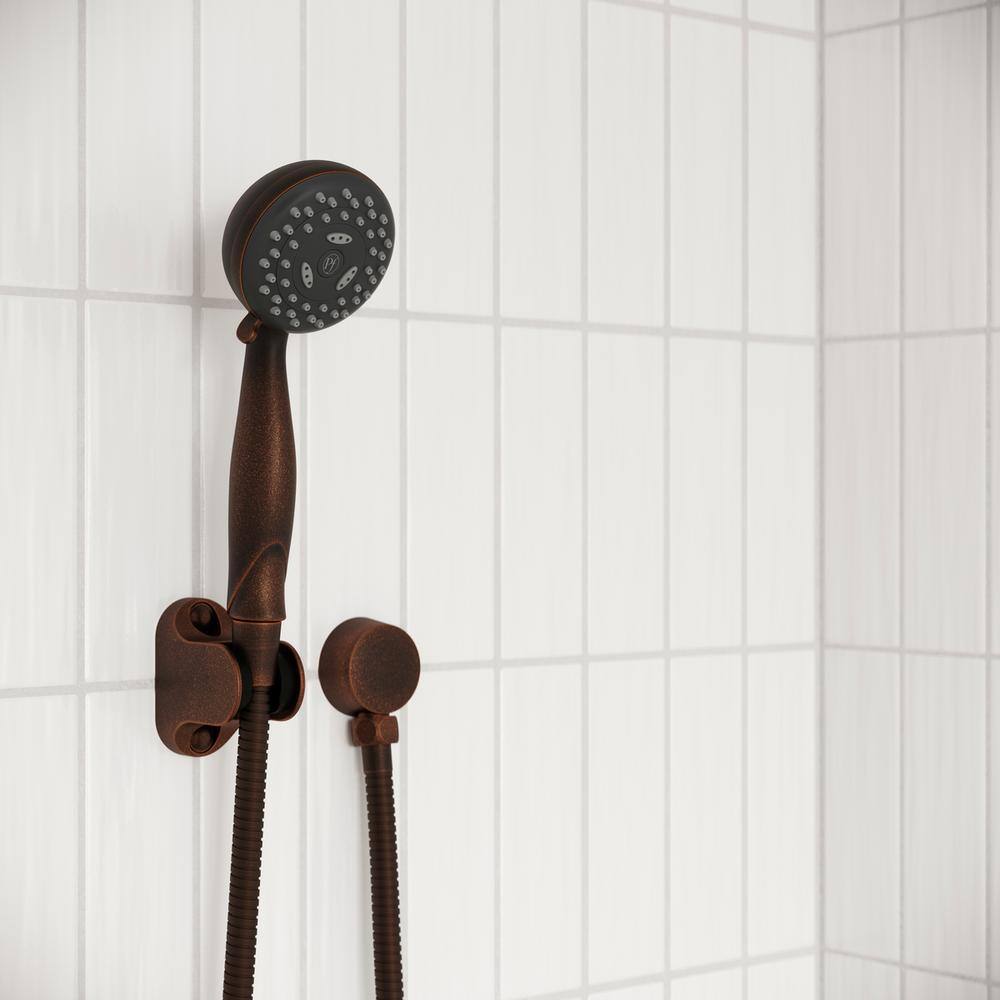 Pfister 3-Spray Patterns 3.09 in. Wall Mount Handheld Shower Head Only in Rustic Bronze LG16-190U