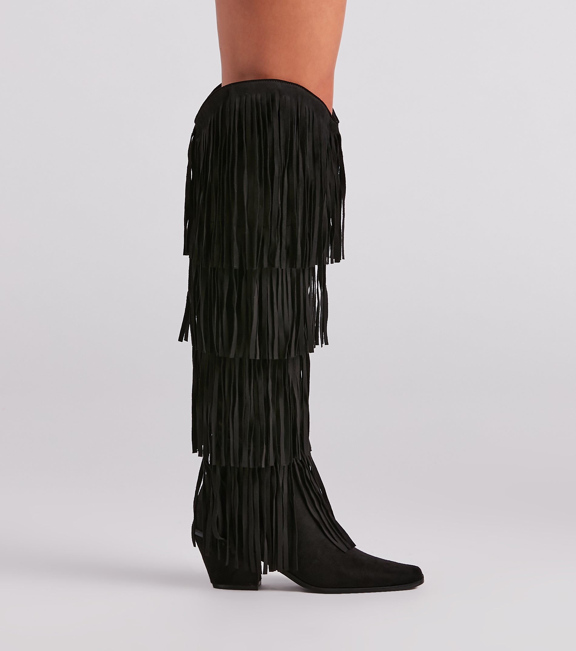 Shake It Off Fringe Cowgirl Boots