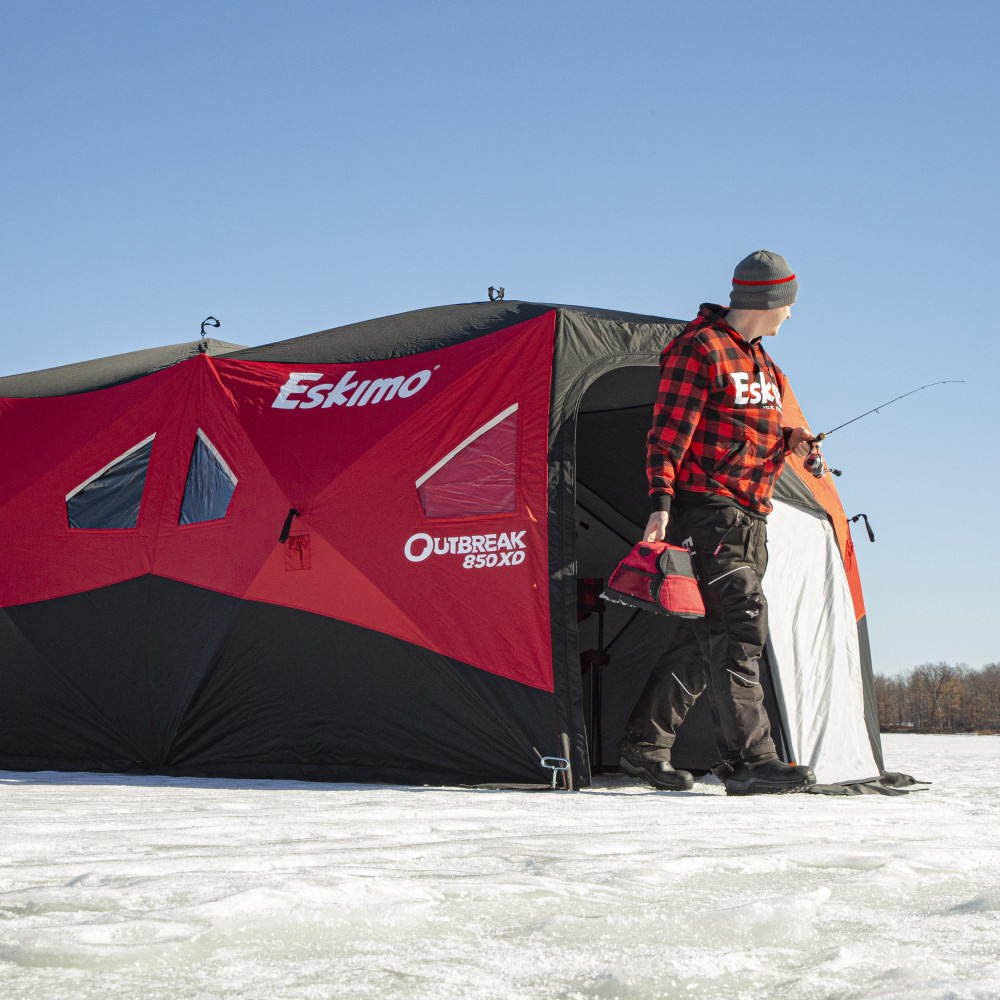 Eskimo OutBreak 850 XD Ice Fishing House Portable Pop Up ;