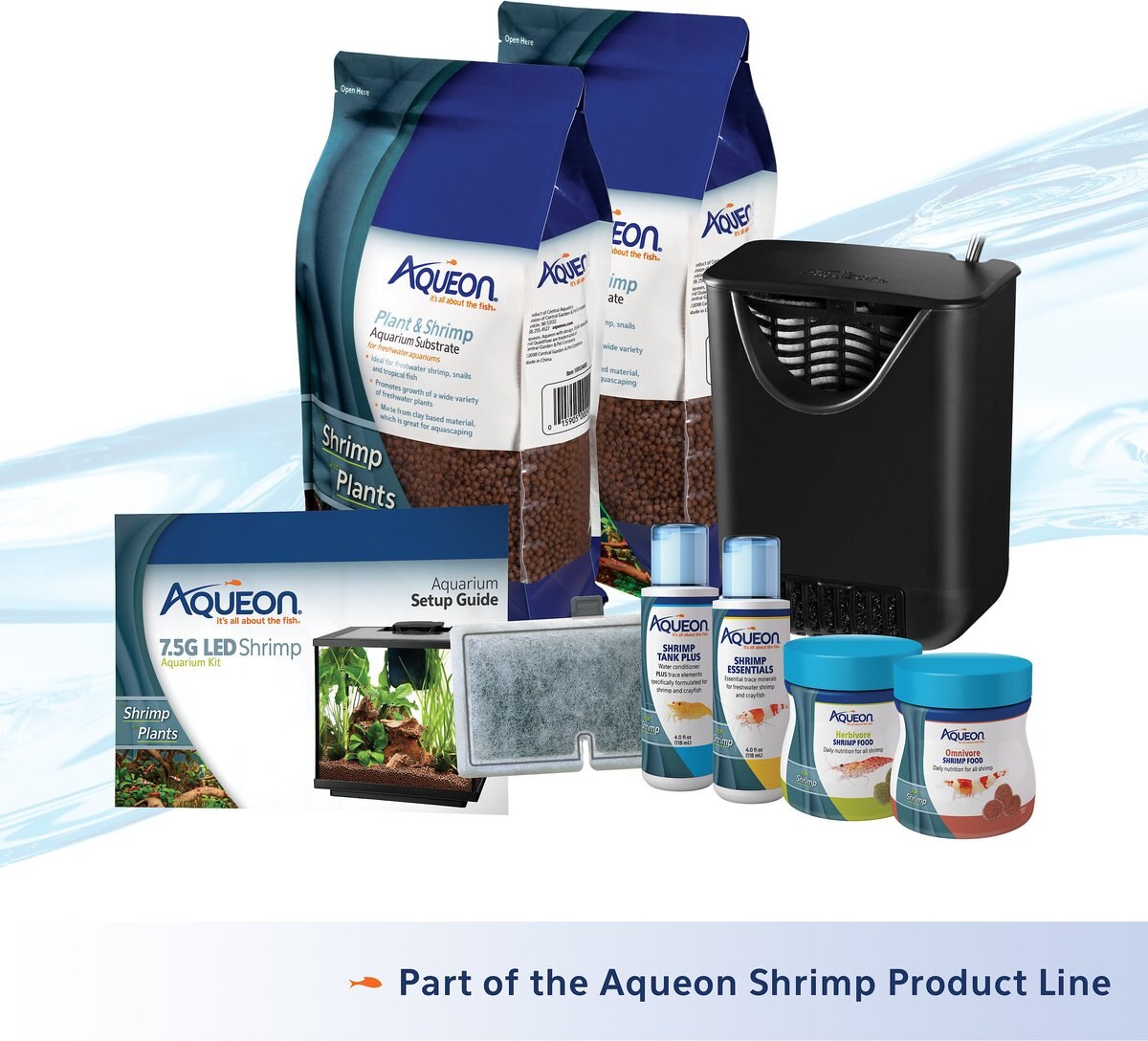 Aqueon Shrimp Tank Plus Freshwater Aquarium Water Conditioner