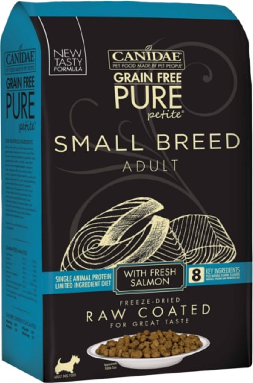 Canidae Grain-Free Pure Petite Salmon Formula Small Breed Limited Ingredient Diet Dry Dog Food