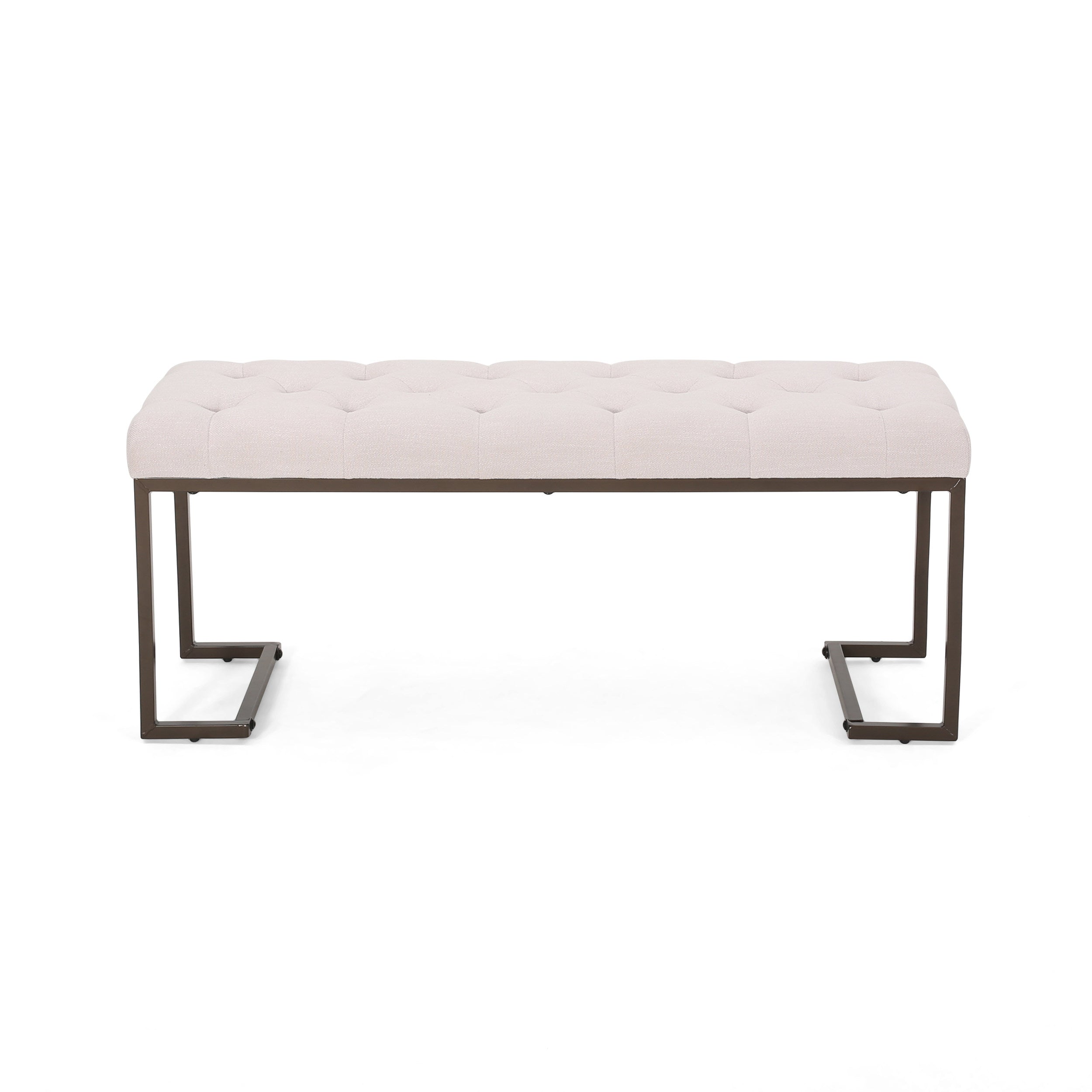 Gladys Modern Fabric Bench