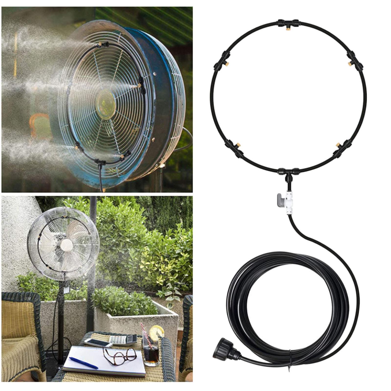 Misting Fan Water Cooling Patio Mist Outdoor