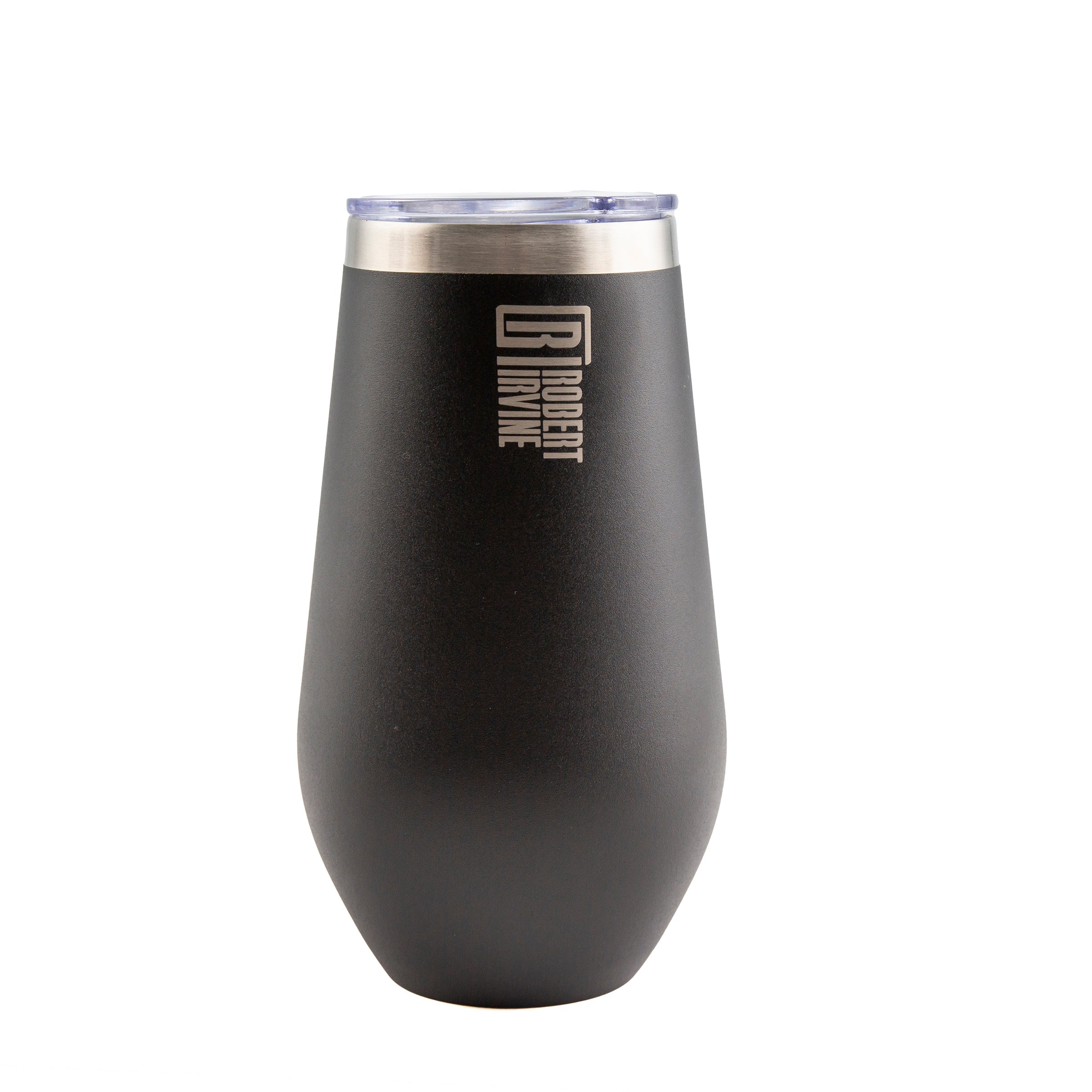 Robert Irvine 16 Oz Black Wine Tumbler