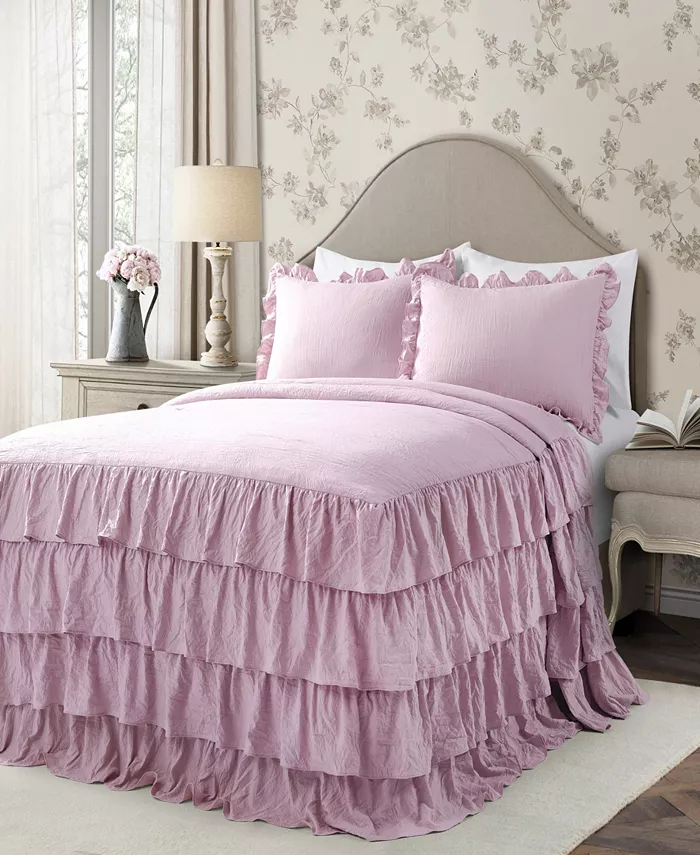 Lush Dandeacute;cor Allison Ruffle Bedspread Set