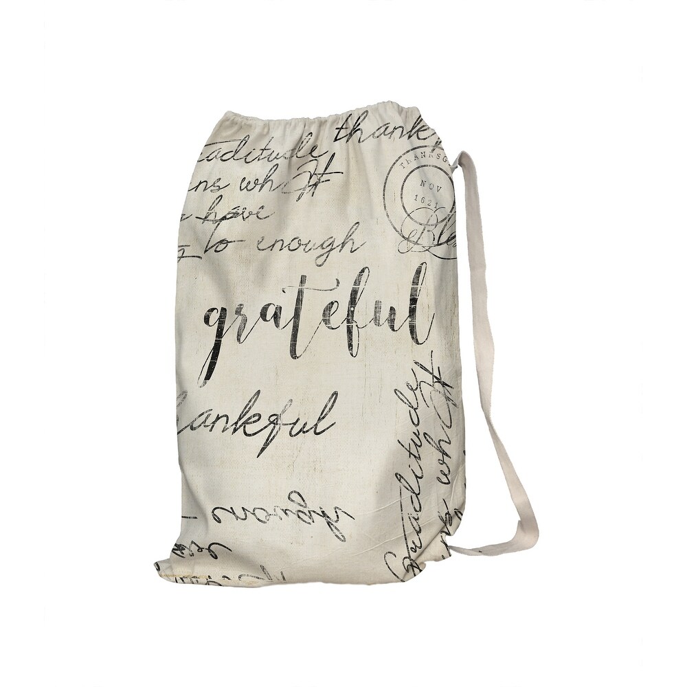 THANKFUL Laundry Bag By Terri Ellis   28\