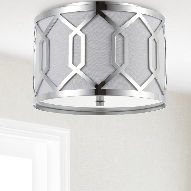 Hex Flush Mount Ceiling Light includes Energy Efficient Light Bulb Jonathan Y