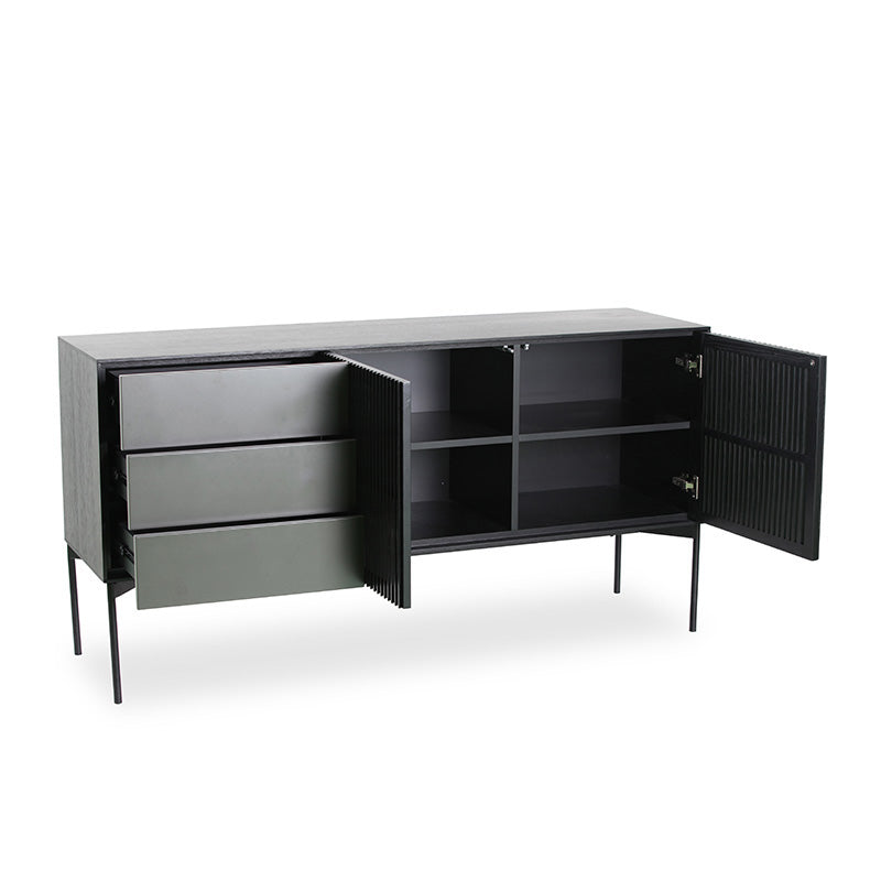 SEGAN Sideboard Buffet 160cm - Black & Grey