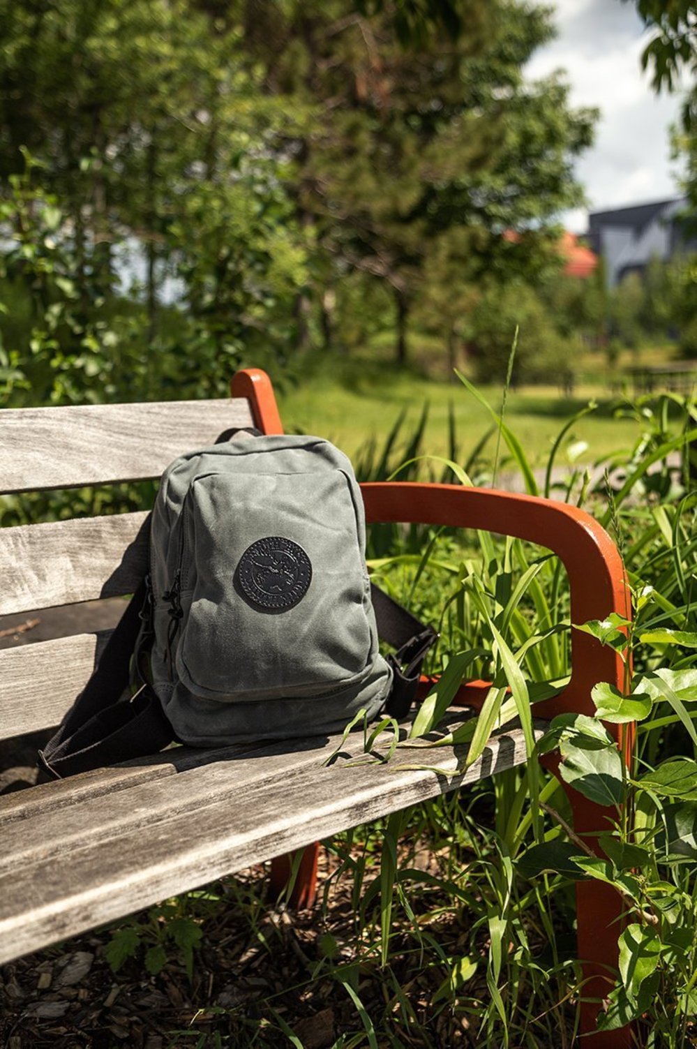 9 Liter Capacity Wax Gray Small Standard Backpack