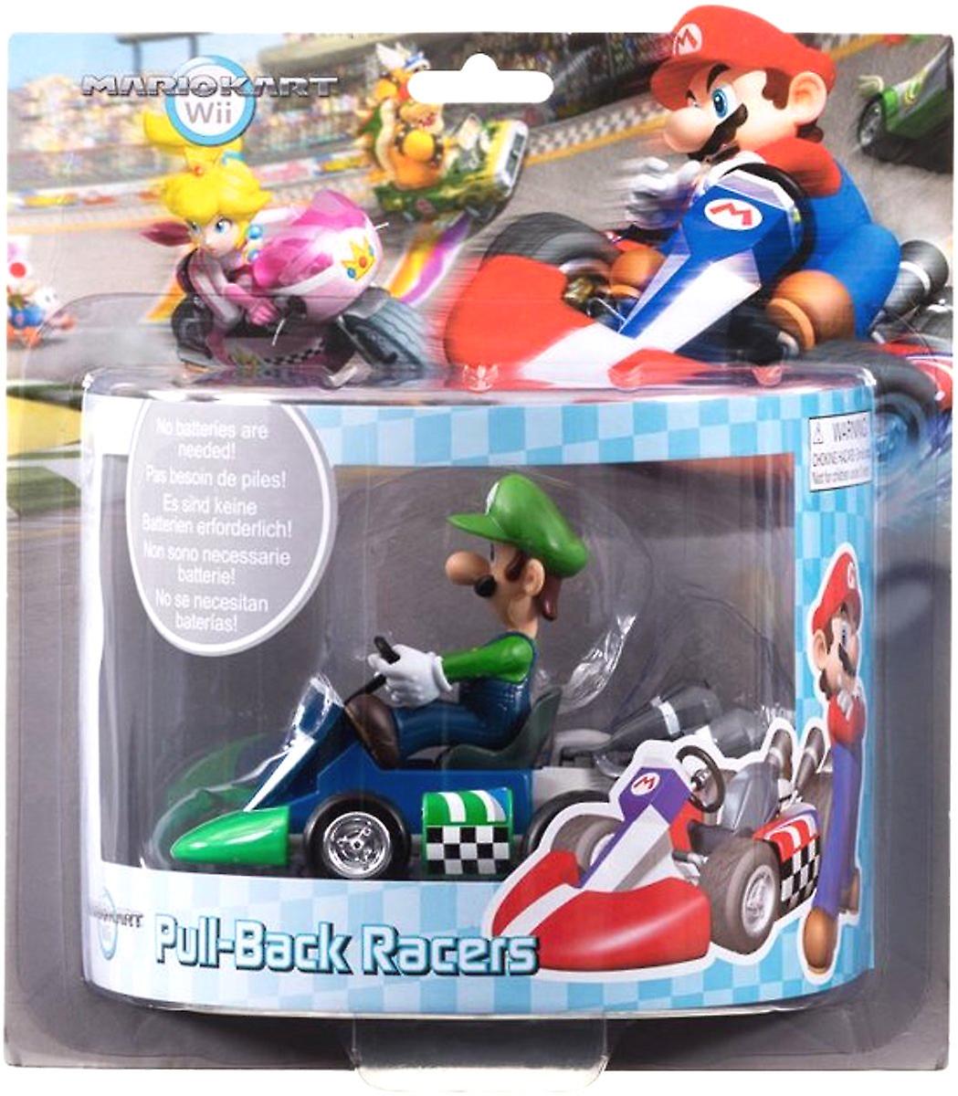 Nintendo Mario Kart Pull-back Racers Luigi Car 12cm