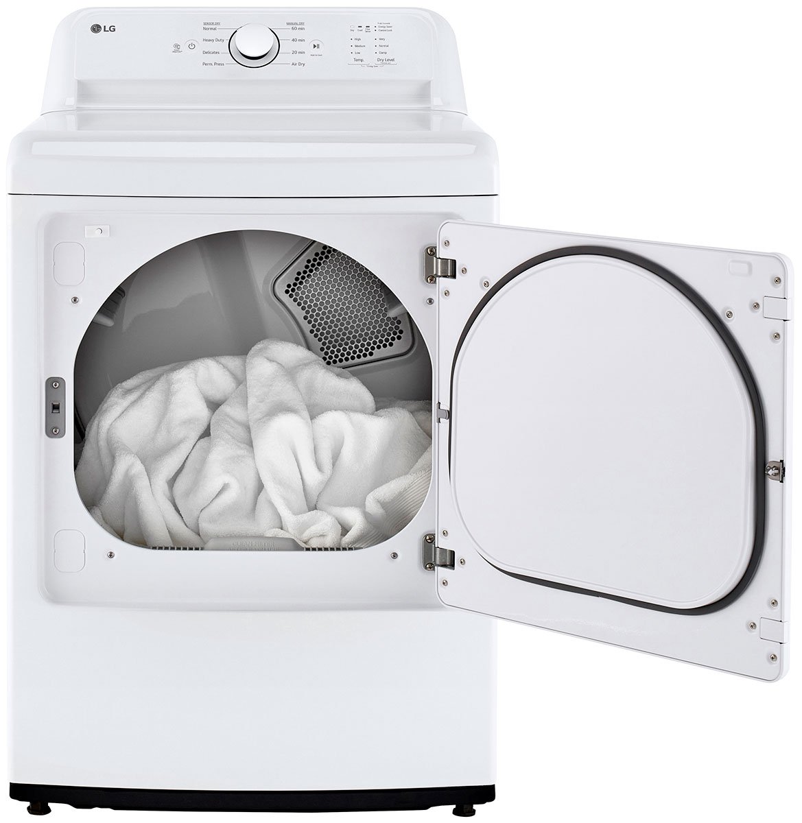 LG 7.3 Cu. Ft. White Electric Dryer With Sensor Dry