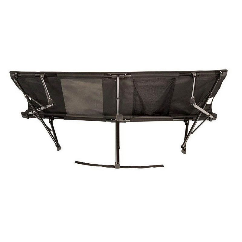 Kamp-rite Standard Kwik Cot Quick Setup 1 Person Sleeping Bed W/carry Bag， Black