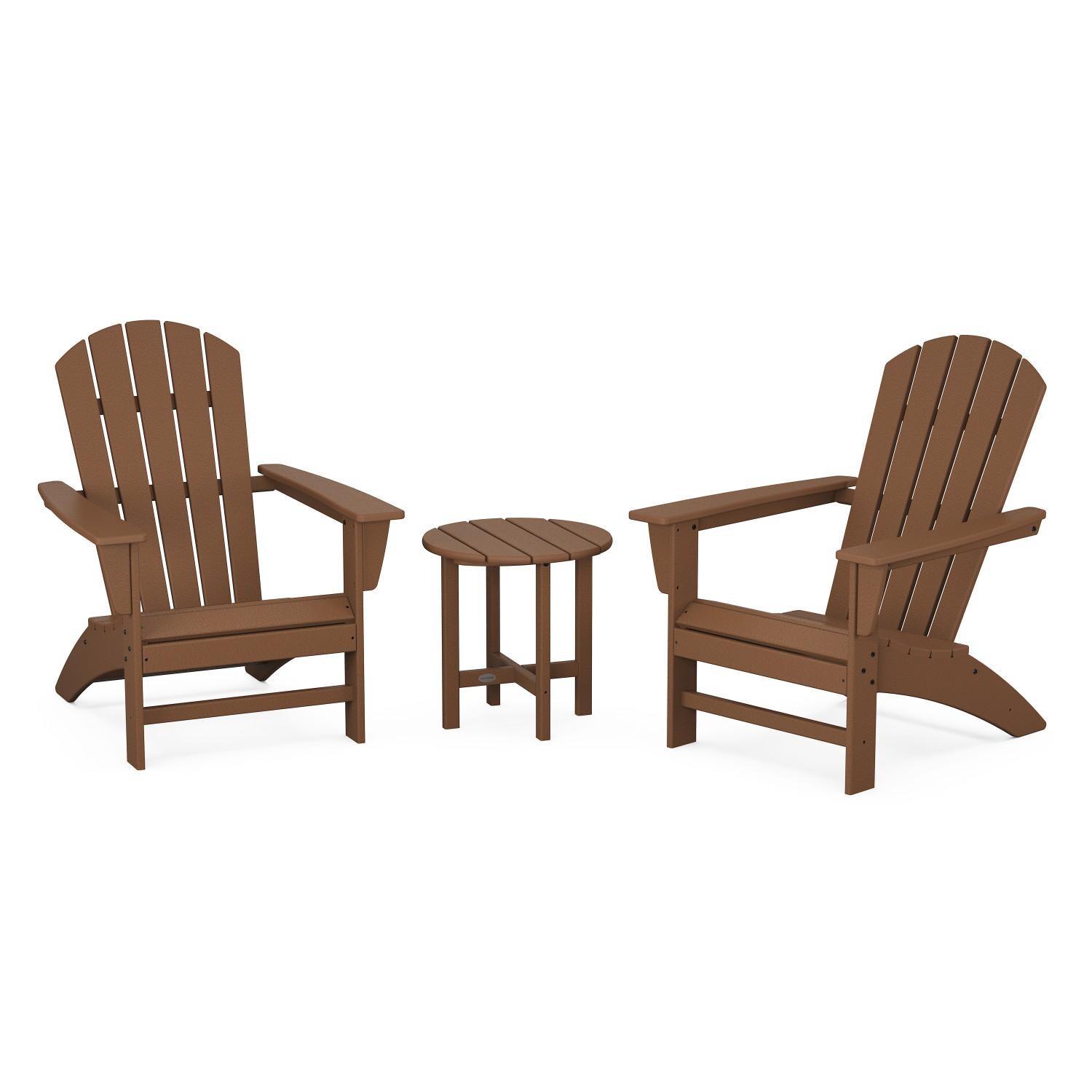 POLYWOOD Nautical 3-Piece Adirondack Set