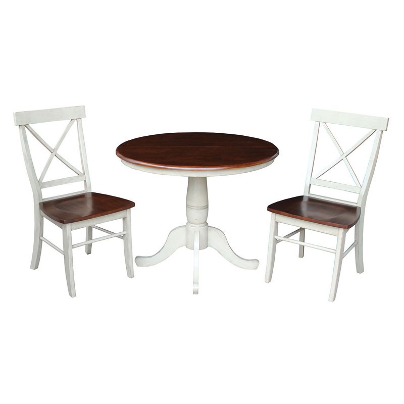 International Concepts 36 Round Dining 3-piece Set