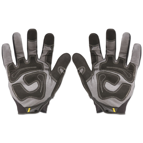 Ironclad General Utility Spandex Gloves， Black， Large， Pair (GUG04L)