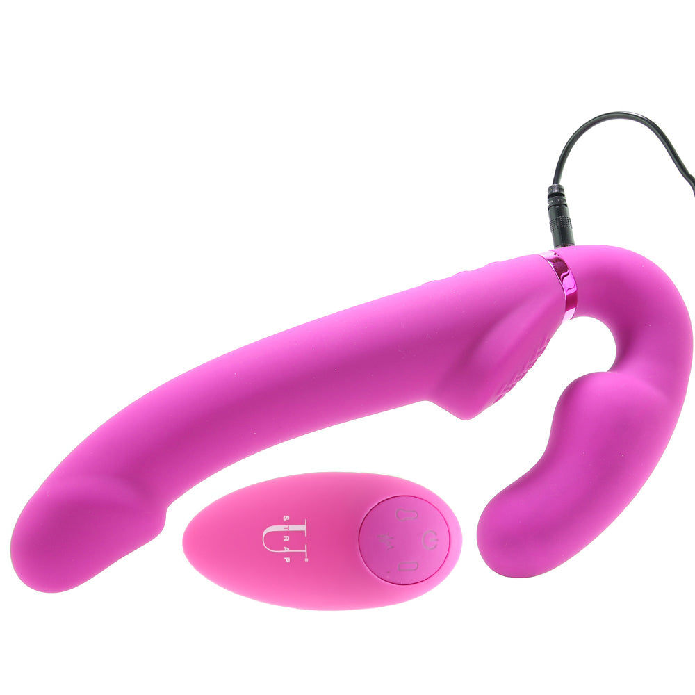 Evoke Vibrating Inflatable Strapless Strap-On