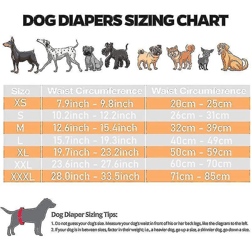 Female Dog Nappies With 8 Sanitary Pad Adjustable Protective Trousers For In Heat Monthly Bleeding P