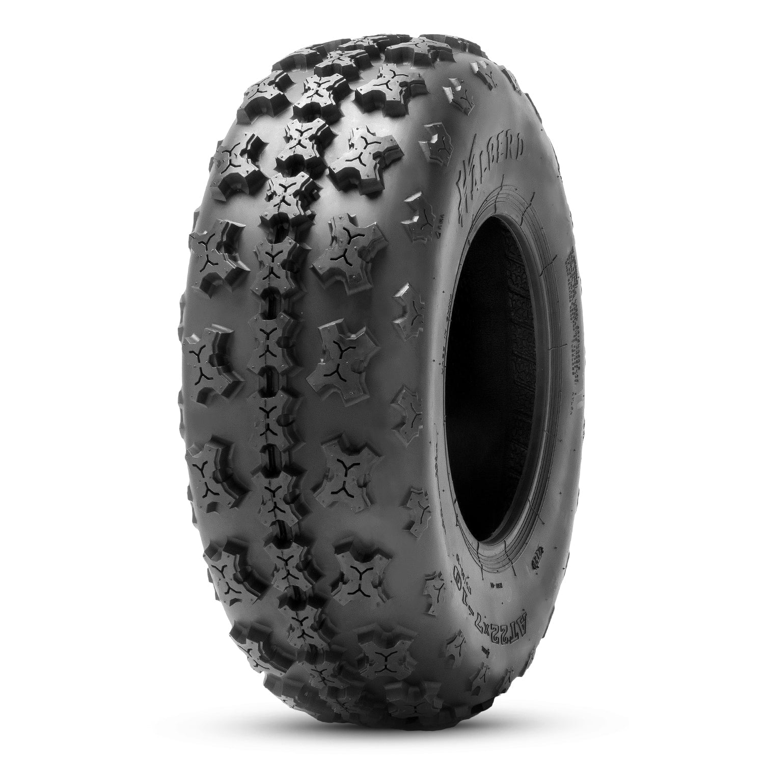 HALBERD 22x7-10 22x7x10 Sport Quad ATV Tires 4 Ply All Terrain Front Tires Fit All 10