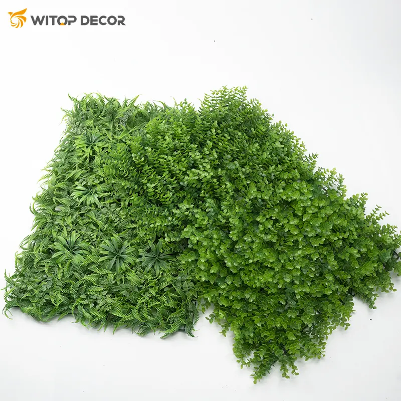 Artificial Grass Wall Panels Vertical Garden Supplies Decoration Boxwood Plant Wall